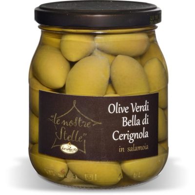 Olive verdi Bella di Cerignola in salamoia