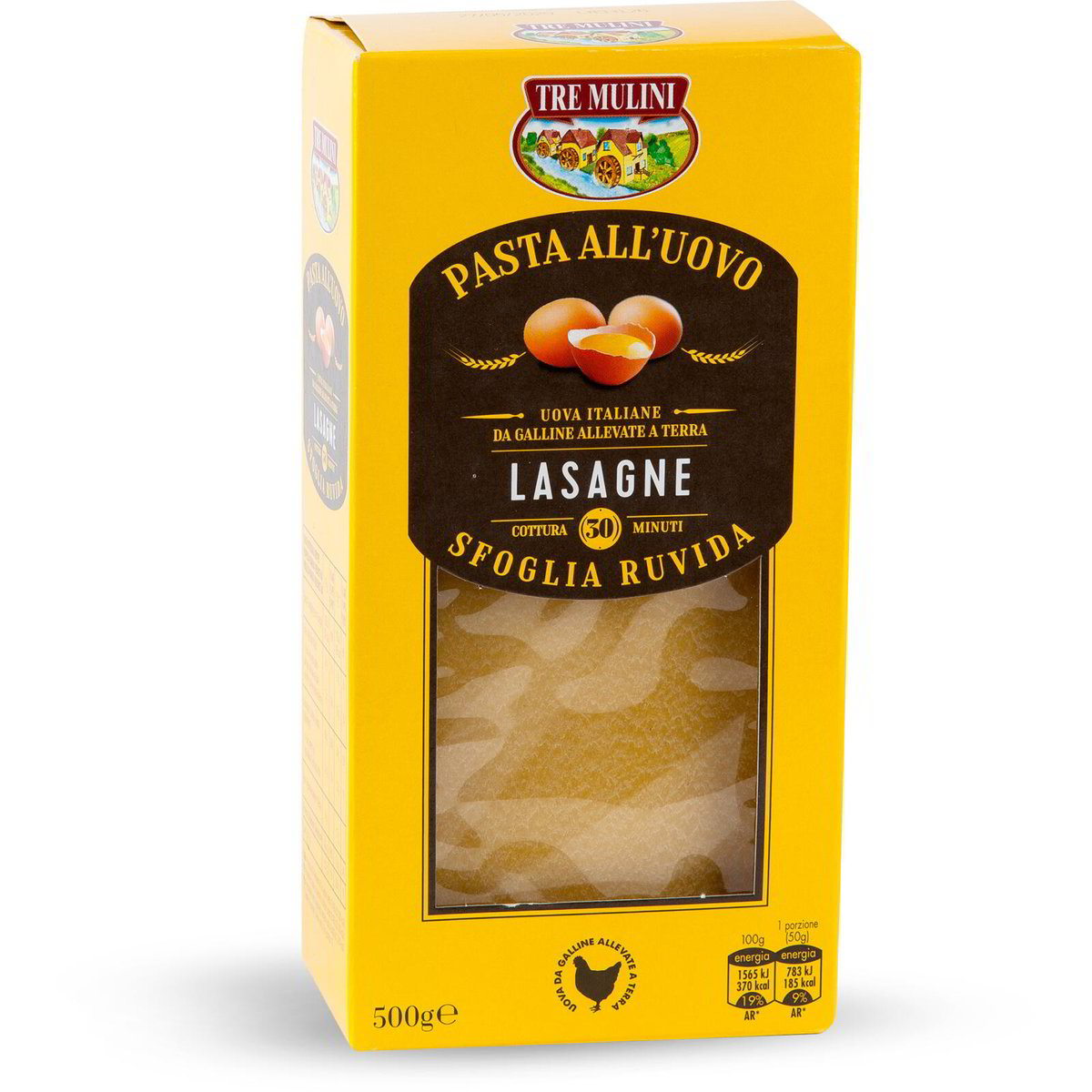 Pasta sfoglia ruvida per lasagne