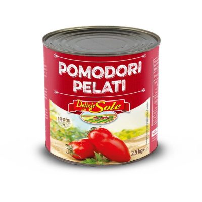 Pomodori pelati 100% pomodori italiani