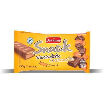 SNACK cioccolato caramelo - (5x50g) - 250 g