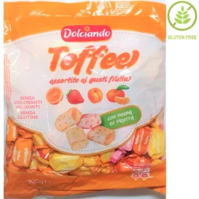 Toffe assertite ai gusti frutta - 300 g Dolciando