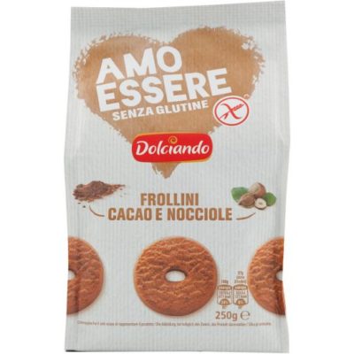 Dolciando Amo Essere Frollini Cacao e Nocciole 250g